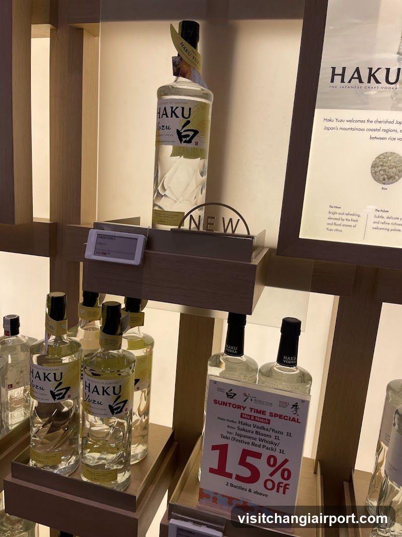 Haku Vodka Display Shelf