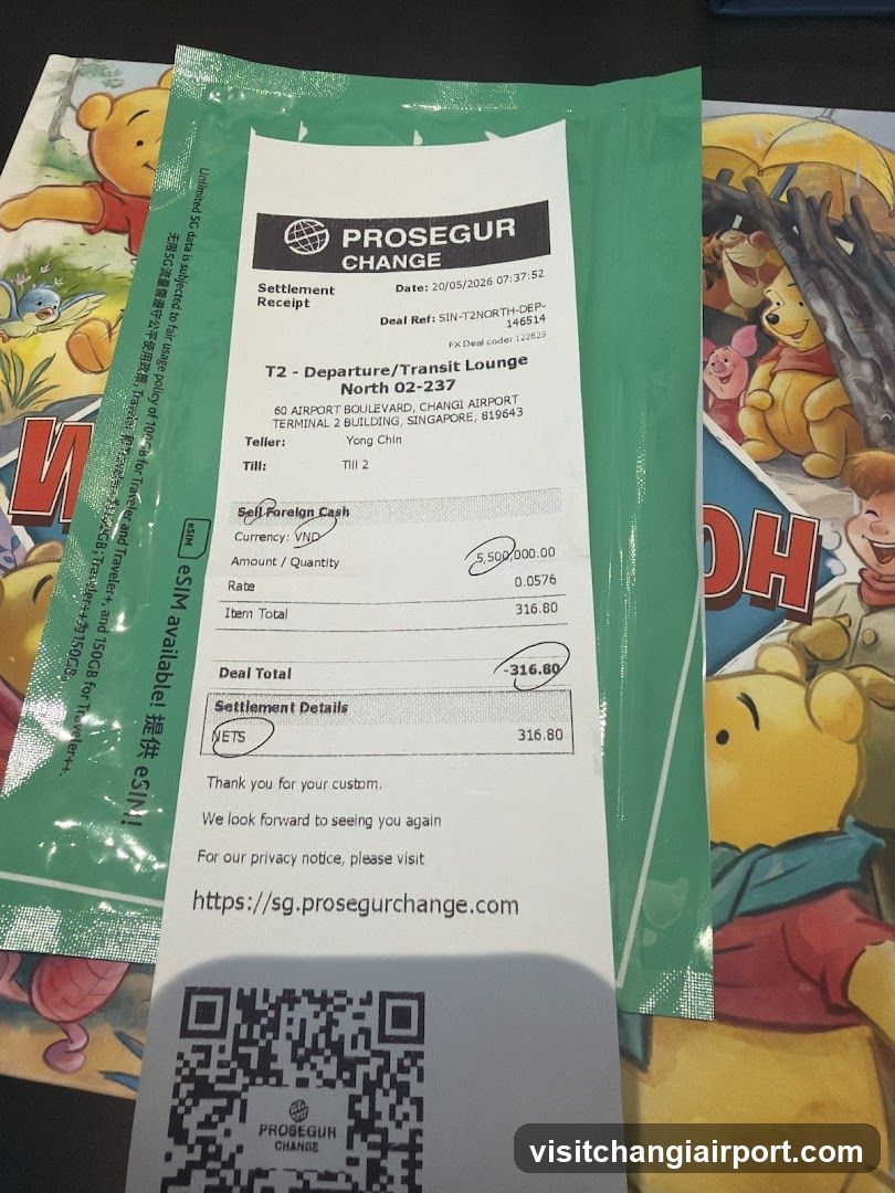 Proseguir Change Receipt