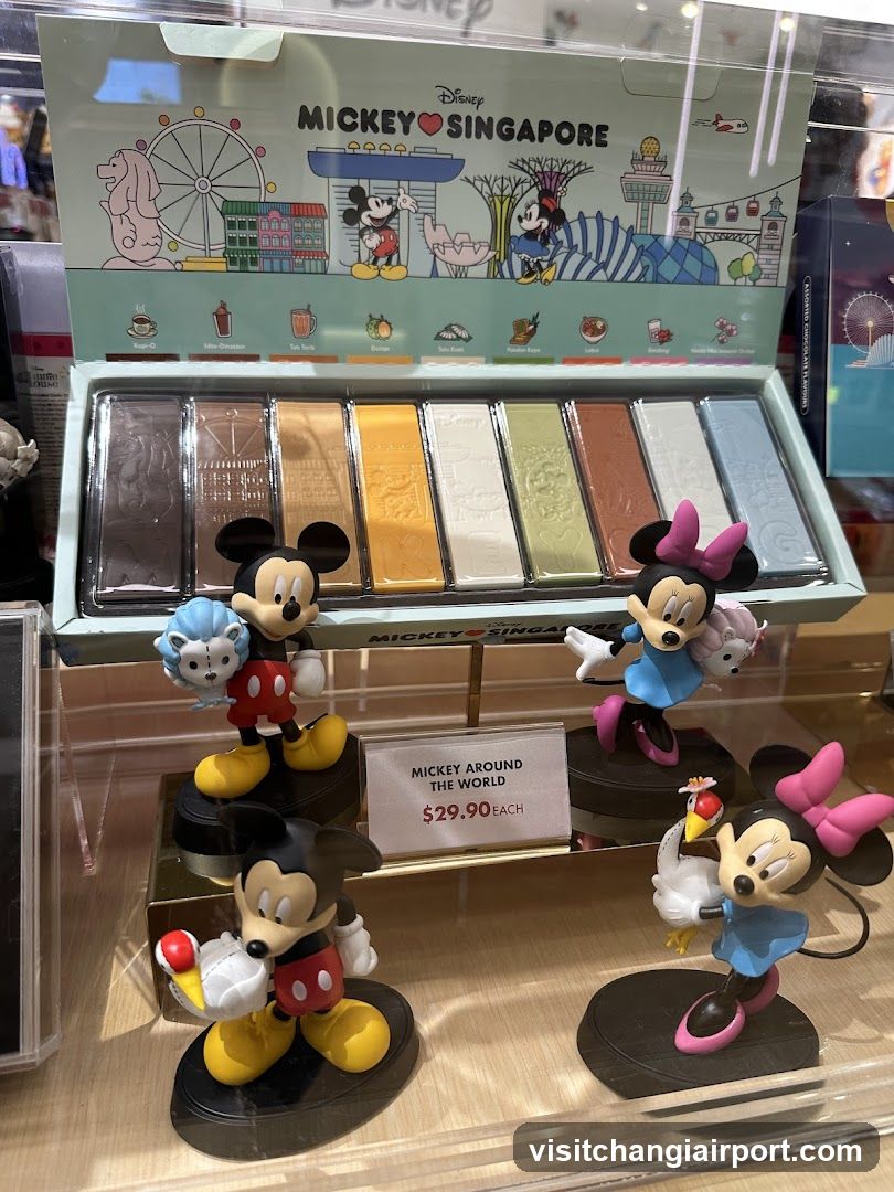 Mickey Around the World Display