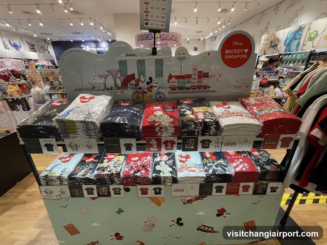 Disney Store Singapore Merchandise Display