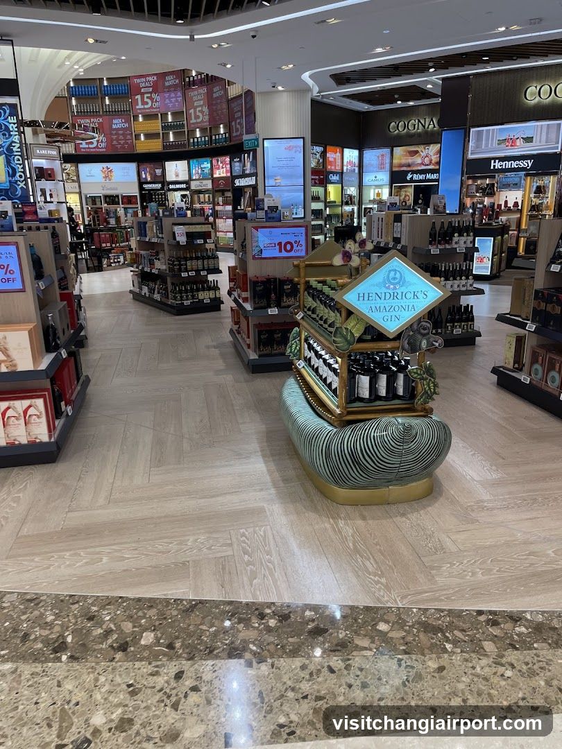Liquor Store Interior Display