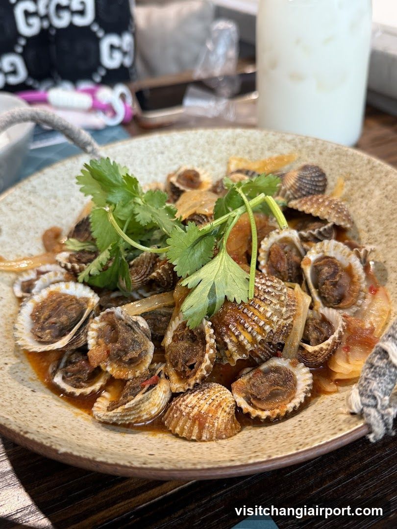Braised Clams with Cilantro