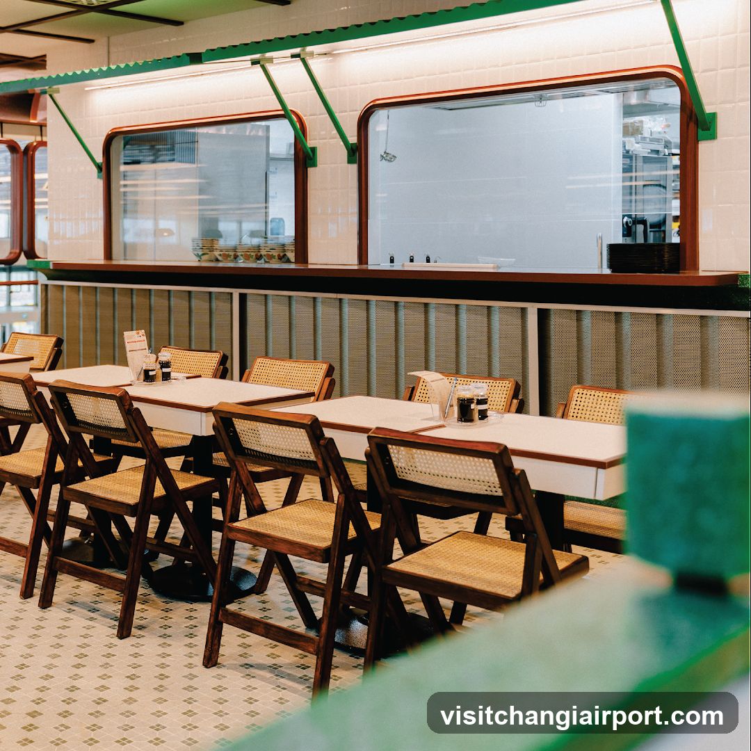 Dining Interior with Tables and Chairs
