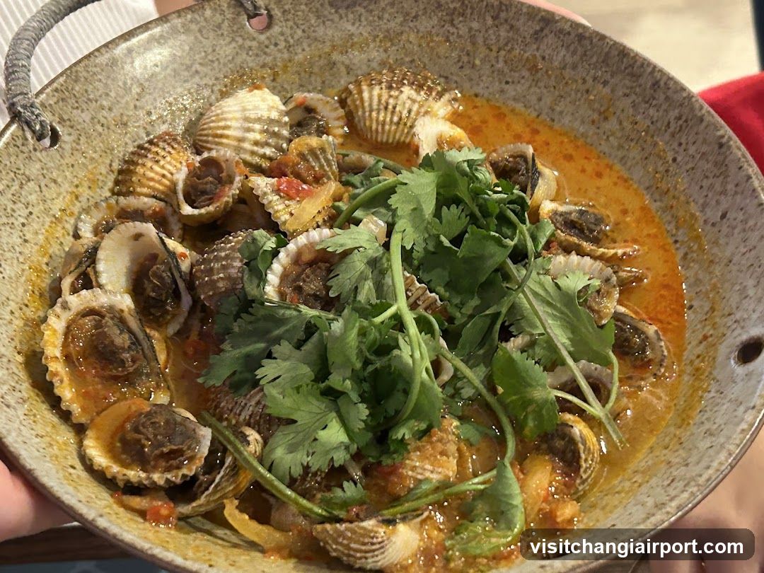 Spicy Clam Soup with Cilantro