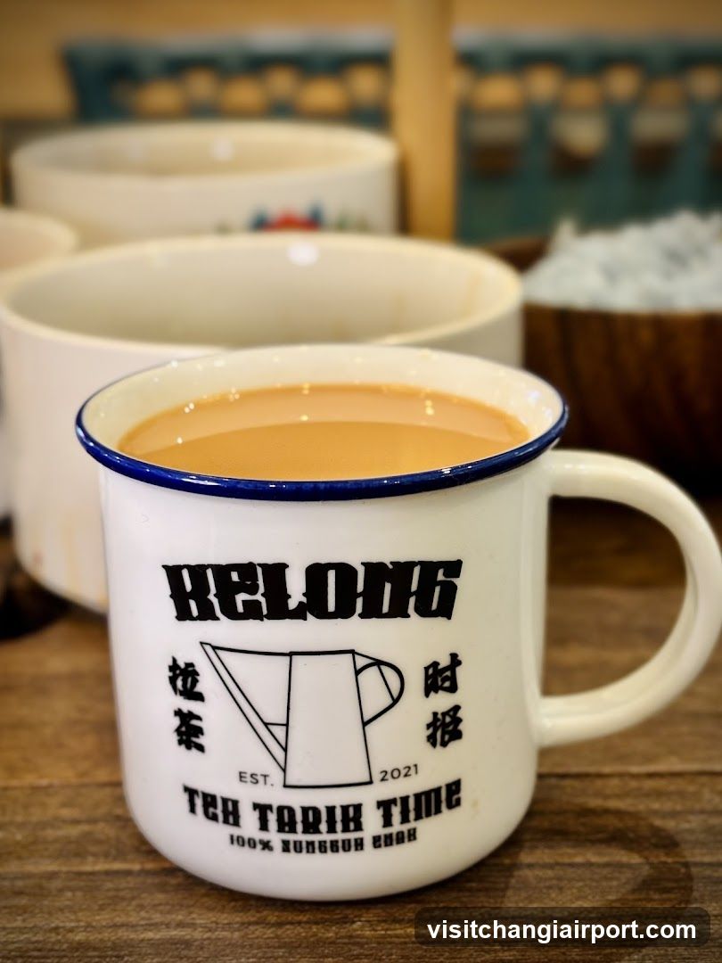 Cup of Tea with 'Belong' Branding