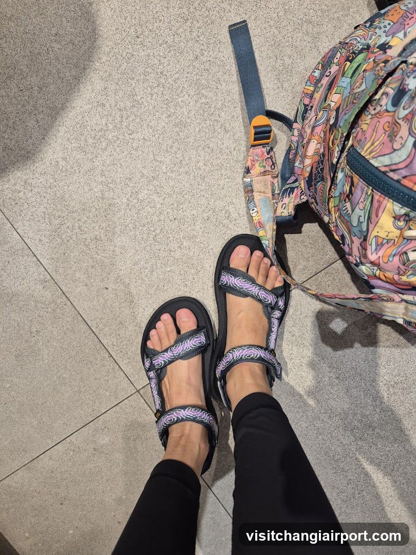 Footwear and Backpack Shot
