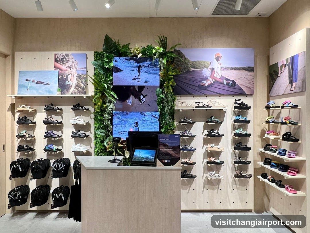 Shoe Store Interior Display