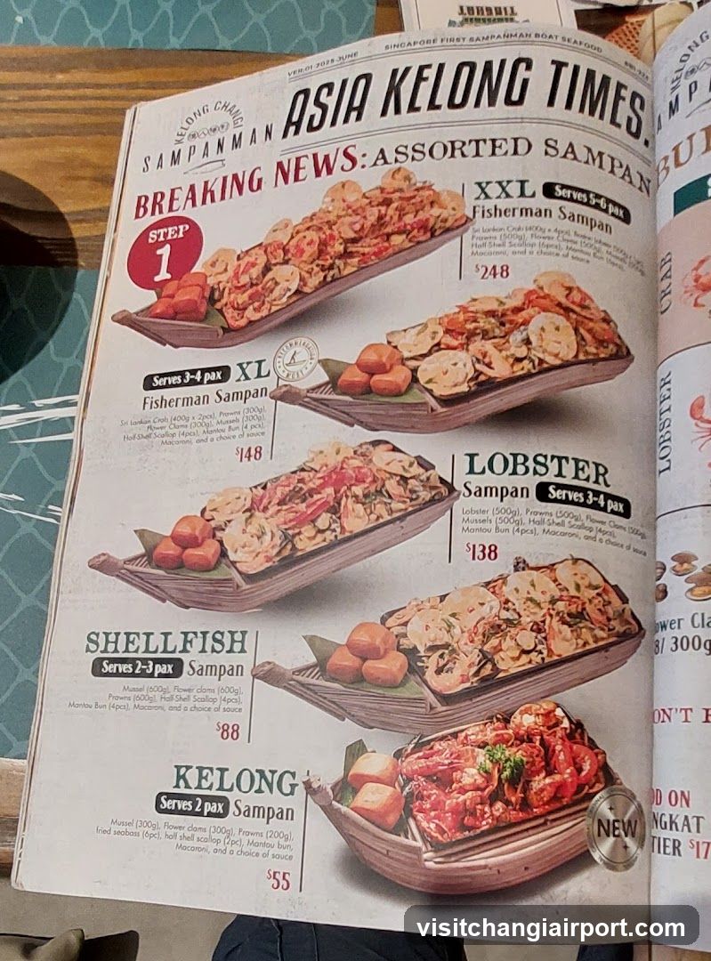 Asia Kelong Times Menu