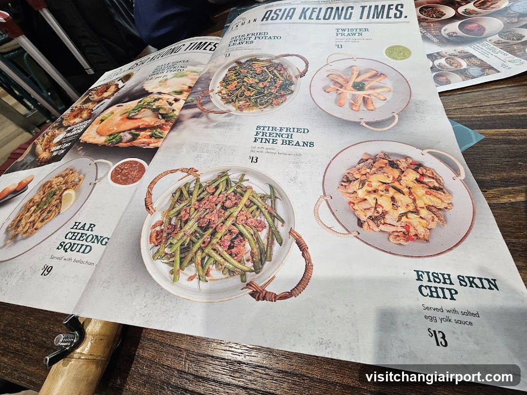 Asia Kelong Times Menu Spread