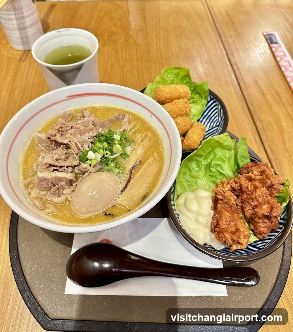 Ramen Meal with Side Dishes