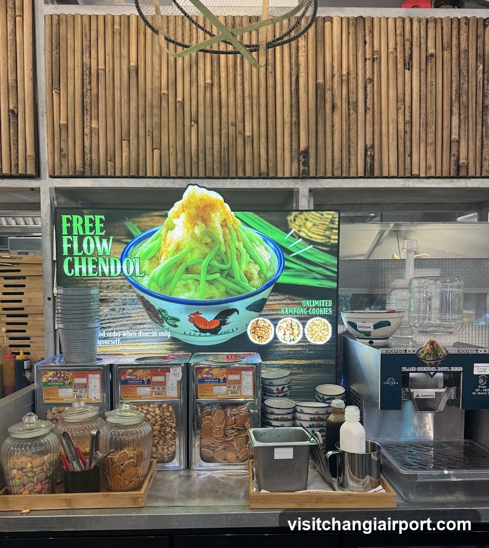 Chendol Shop Counter Display