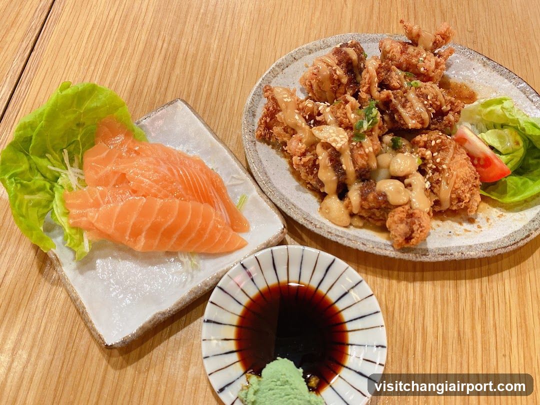 Sushi and Fried Chicken Set