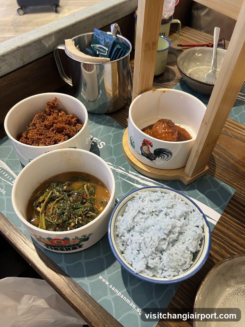 Food Table Setting