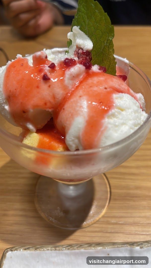 Strawberry Ice Cream Dessert