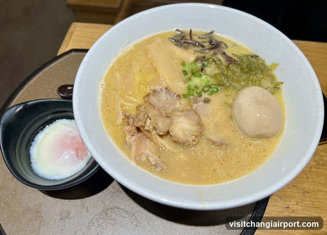 Ramen Bowl with Soft-Boiled Egg and Tofu