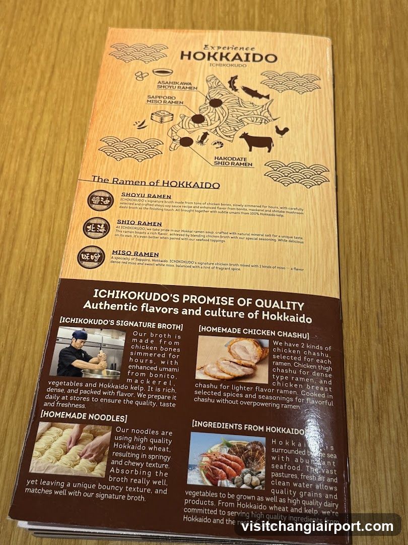 Ichikokudo Ramen Menu