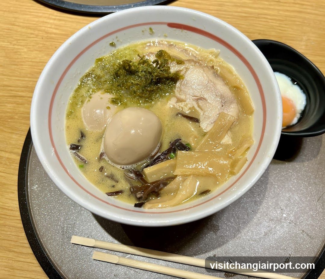 Ramen Bowl with Egg and Tofu Skin