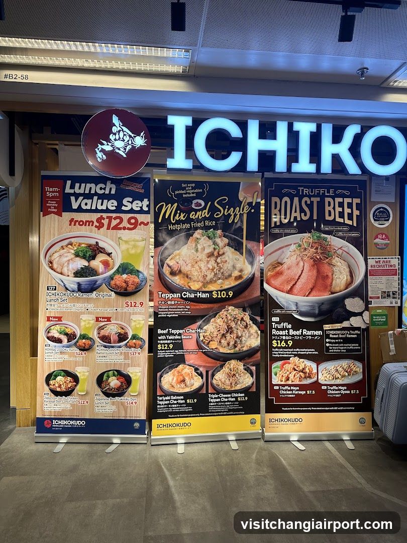 Ichiko Restaurant Promotional Display
