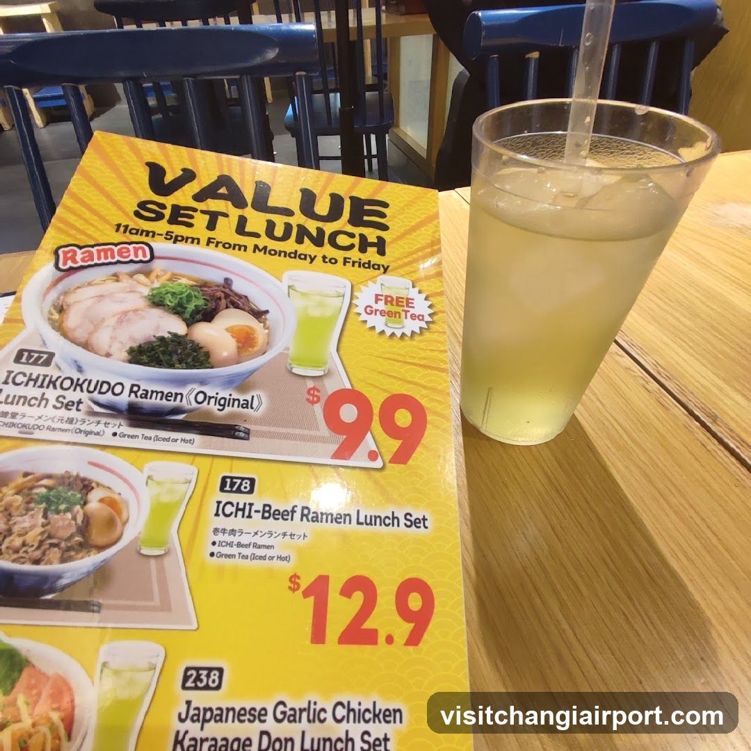 Ramen Lunch Set Menu