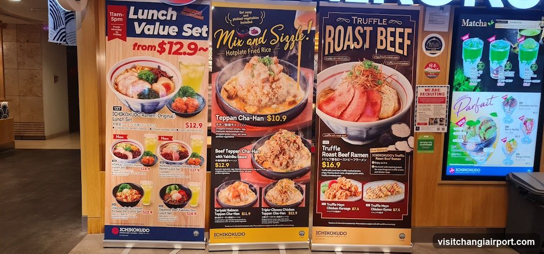 Ichikokukudo Menu Displays