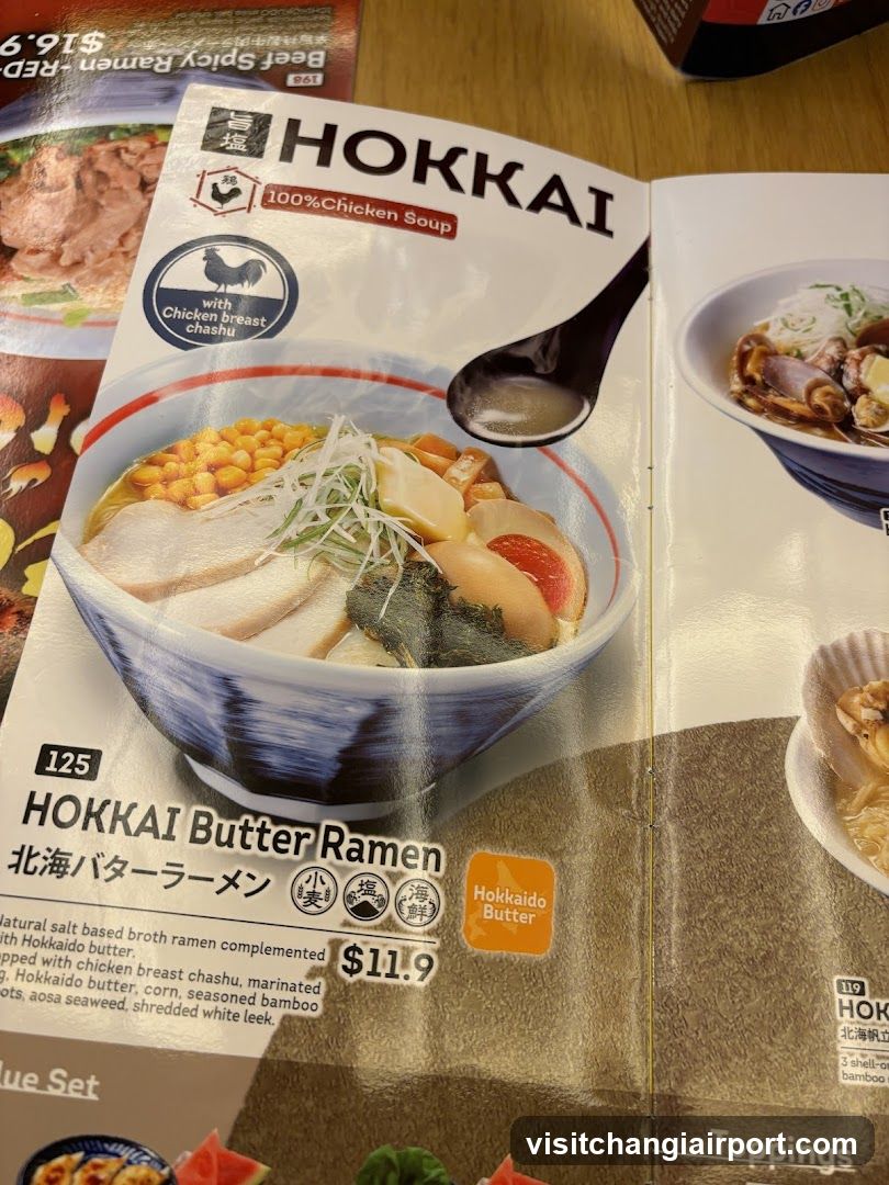 Hokkai Menu Page