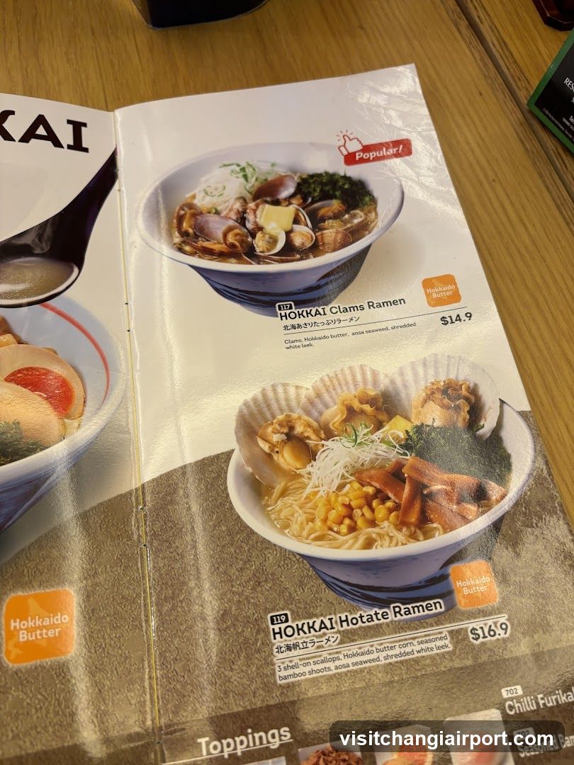 Ramen Menu Page