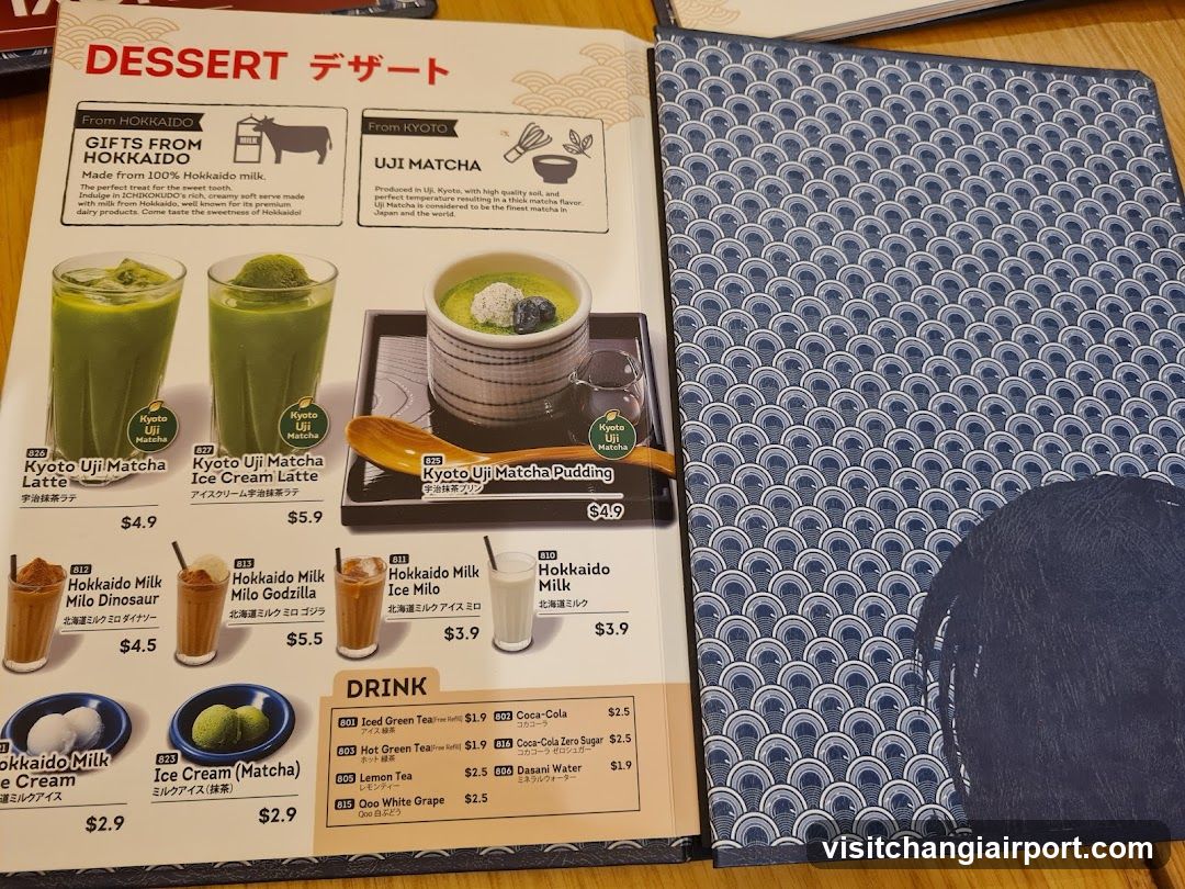 Dessert Menu