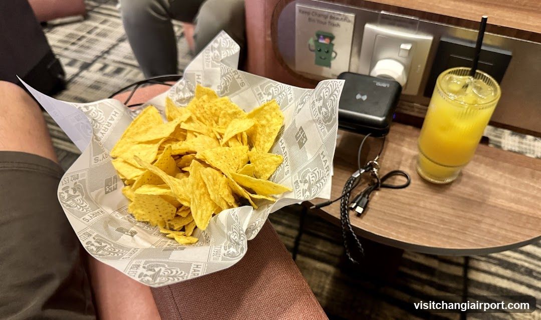 Chips and Drink in Hotel Room