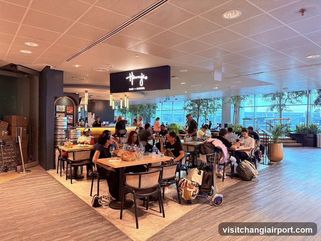 Airport Lounge Dining Area