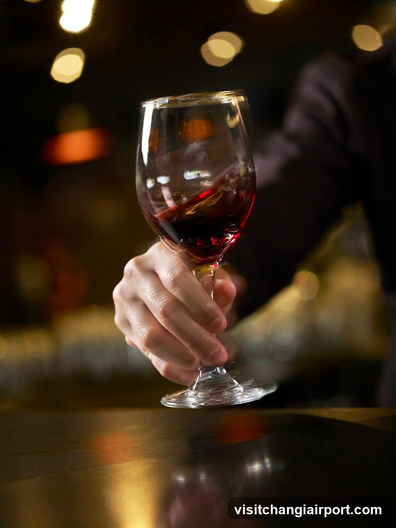 Hand Holding Wine Glass