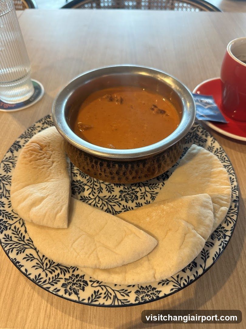 Curry with Naan Bread