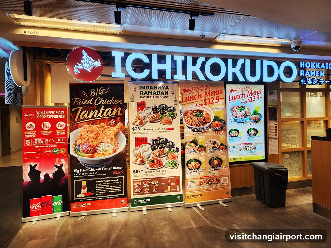 Ichikokudo Restaurant Promotional Display