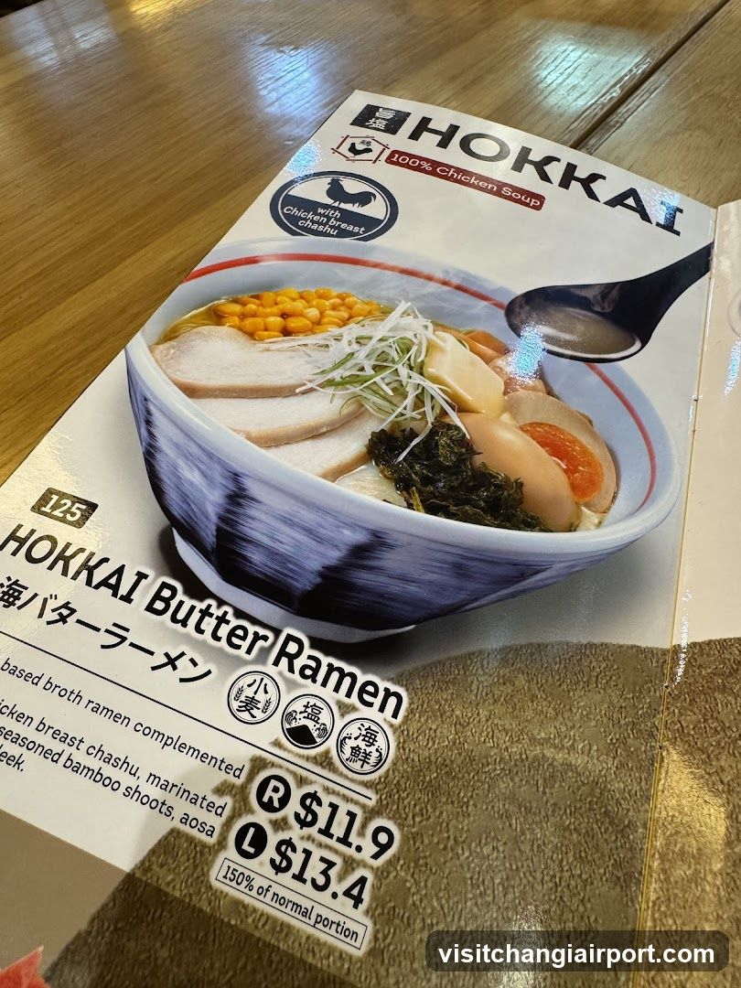Hokkai Butter Ramen Menu Item