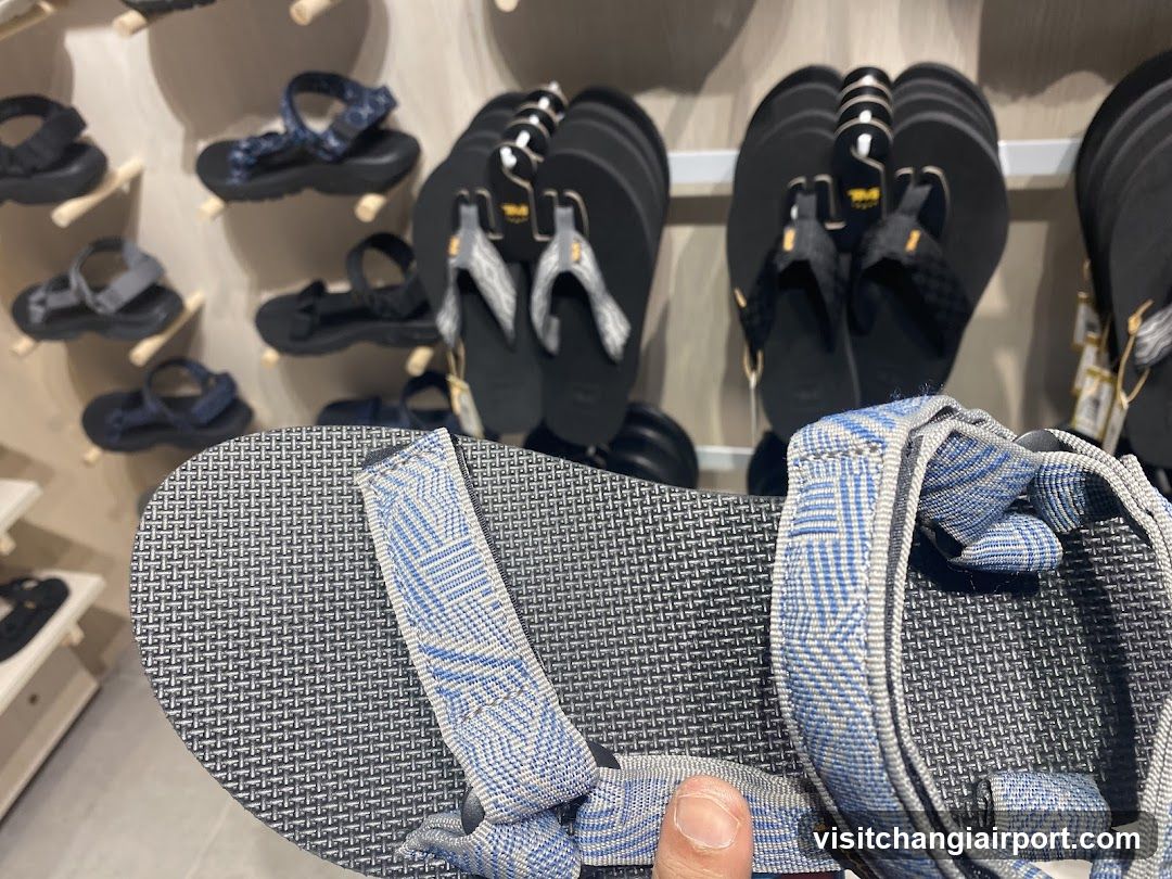 Footwear Display in Store