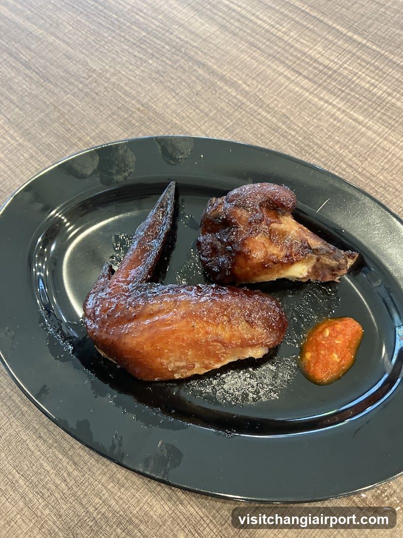 Fried Chicken Wings with Sauce