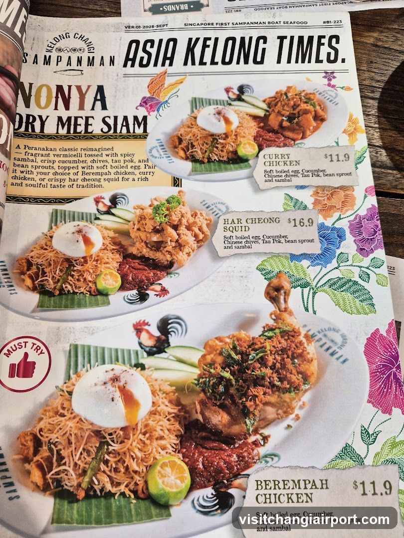 Asia Kelong Times Menu