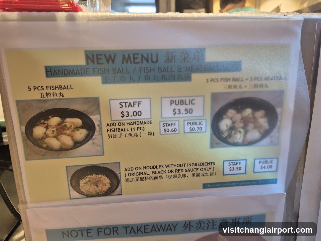 New Menu - Handmade Fish Ball & Soup