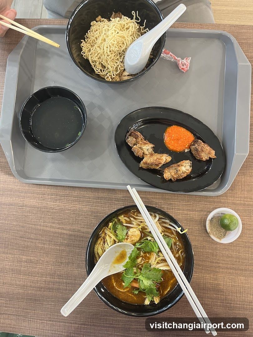 Noodle Meal with Side Dishes