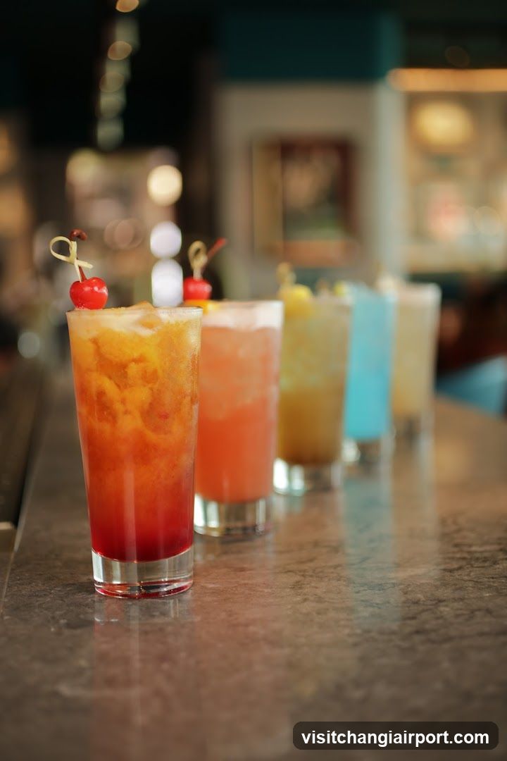 Colorful Cocktail Lineup