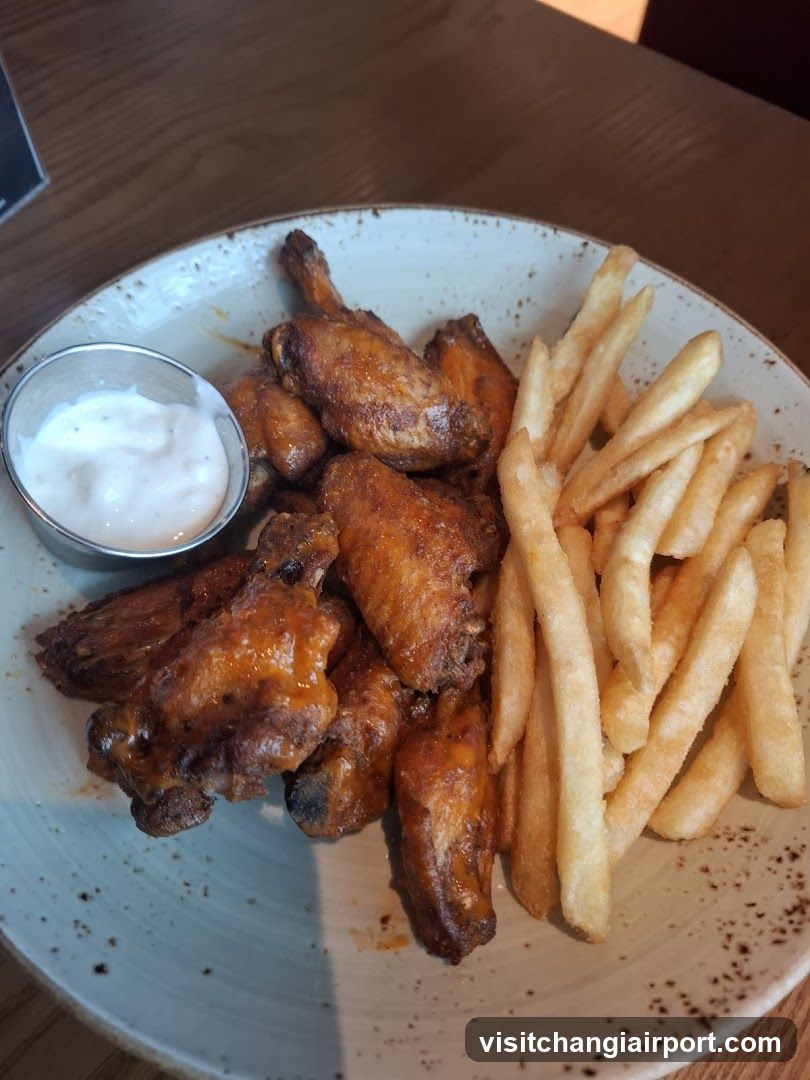 Wings and Fries Plate
