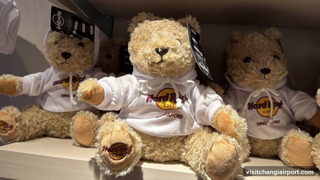 Hard Rock Cafe Plush Bears Display