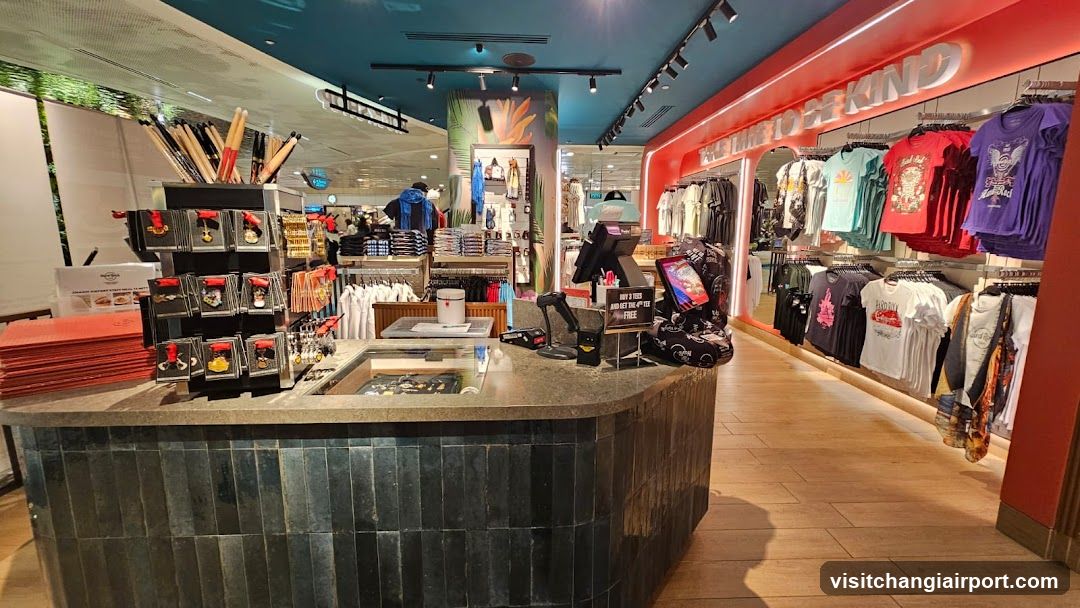 Store Interior with Merchandise Display