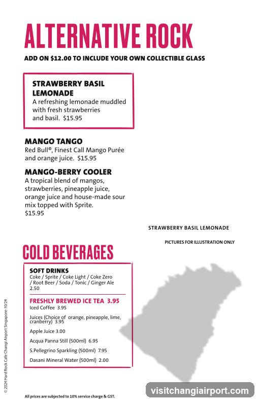 Alternative Rock Menu