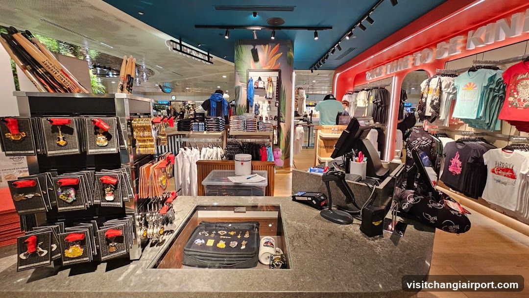 Store Interior with Merchandise Display