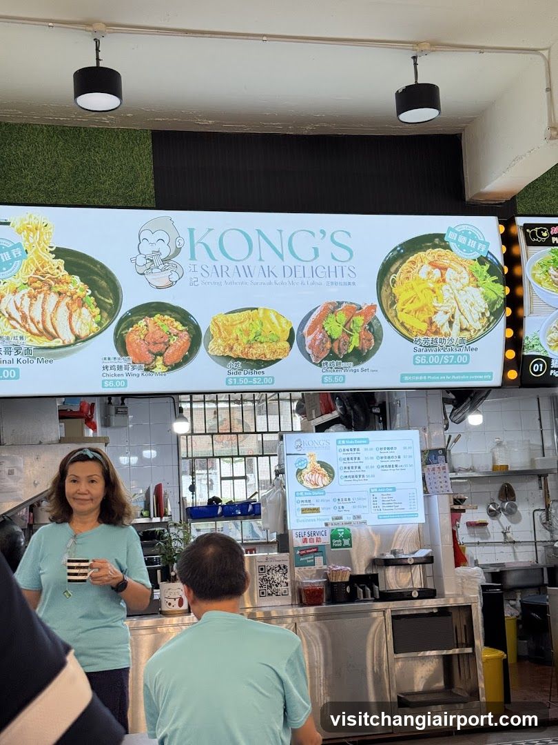 Kong's Sarawak Delights Food Stall