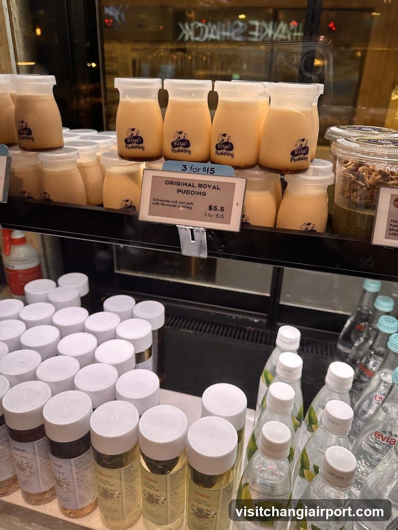 Dairy Pudding Display