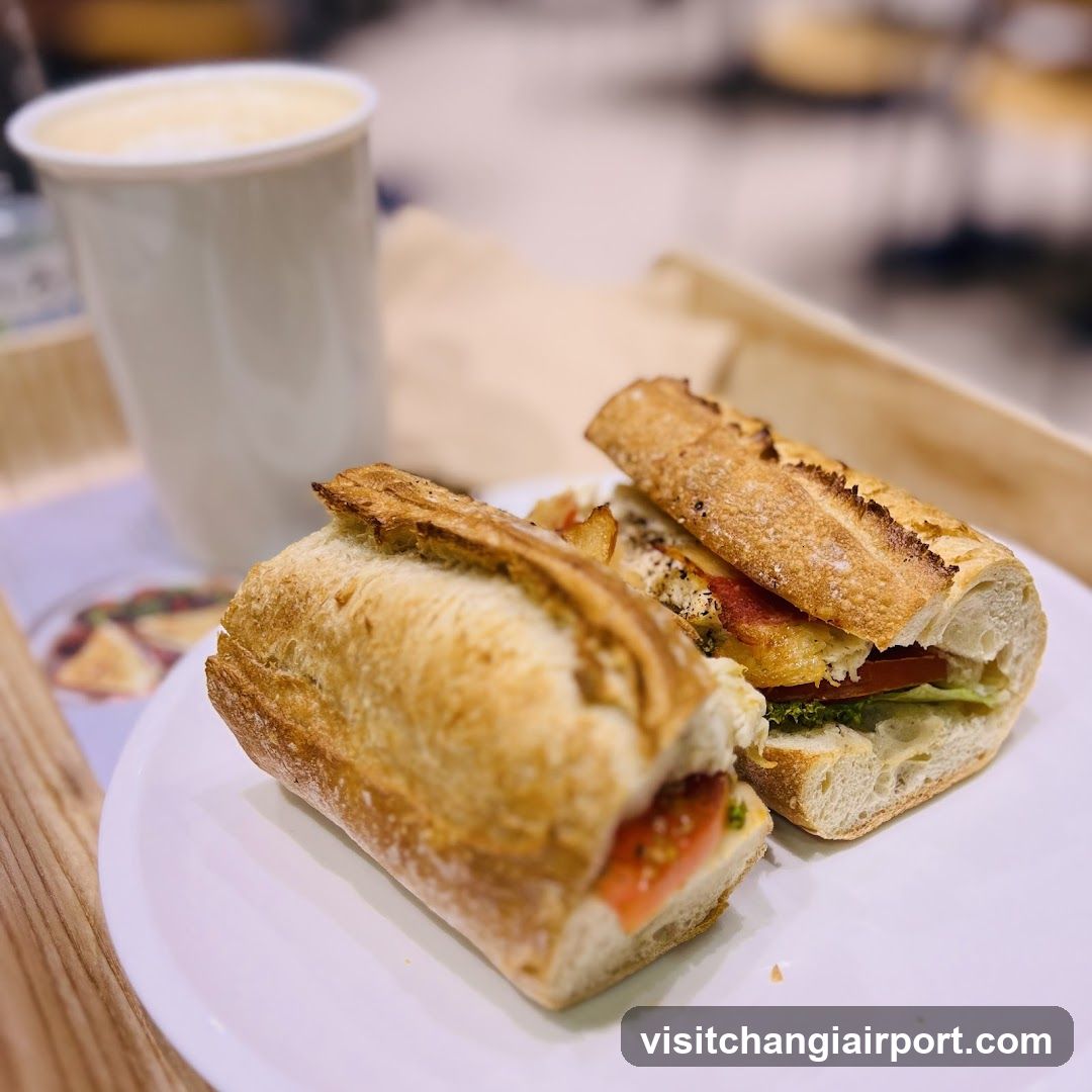 Sandwich and Coffee