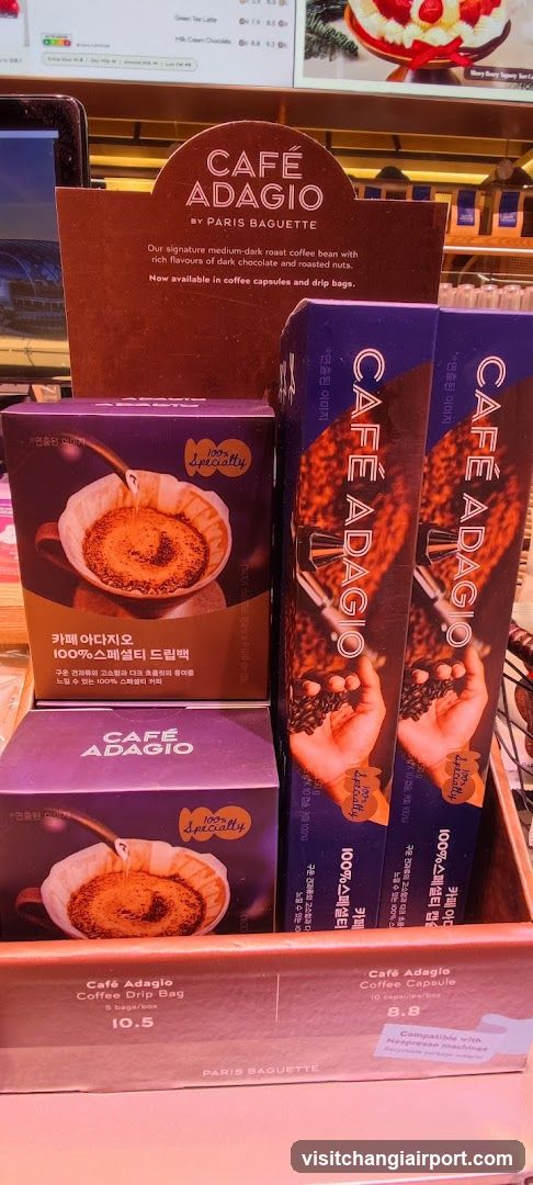 Café Adagio Coffee Display