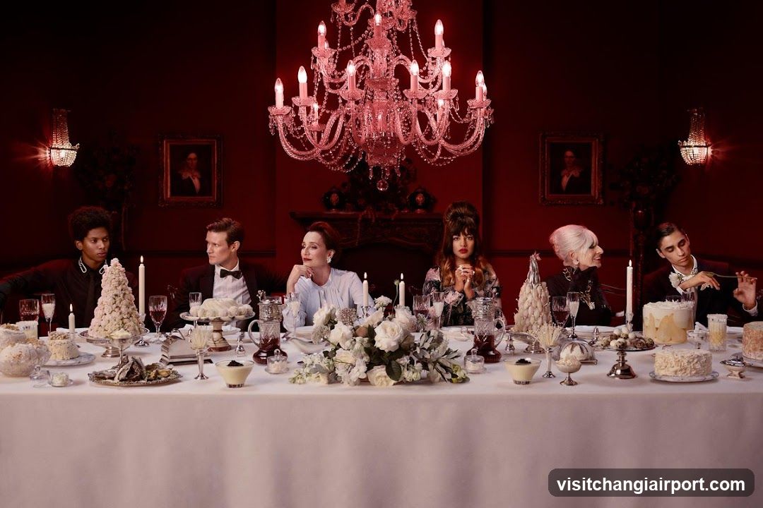 A formal dinner party